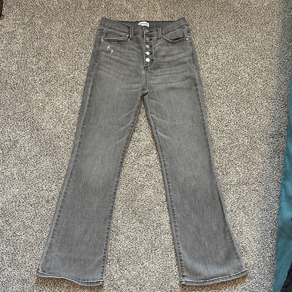 Sneak Peek Gray Bootcut Jeans